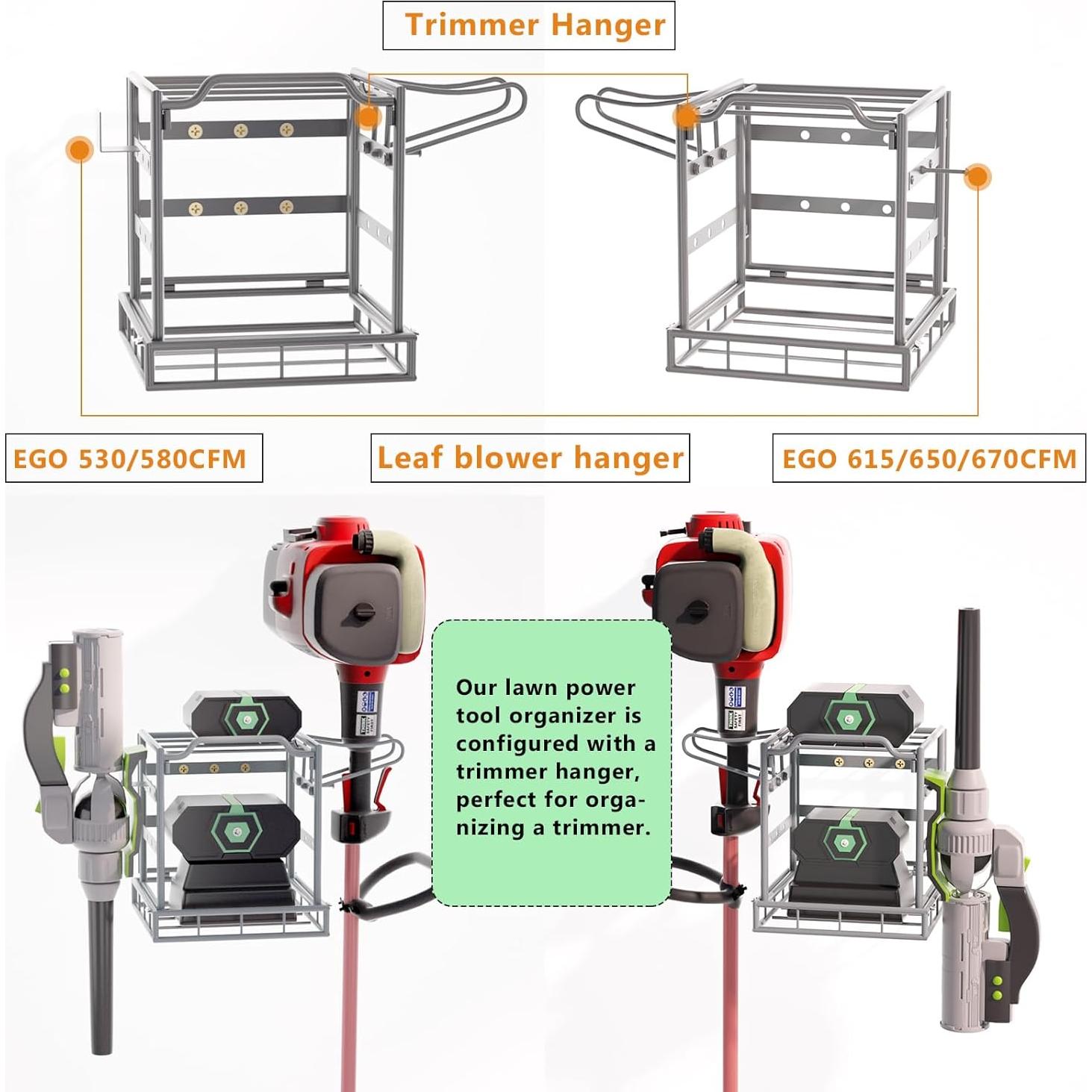 Organizador de Herramientas Eléctricas Jolensoy Gris Montado en Pared