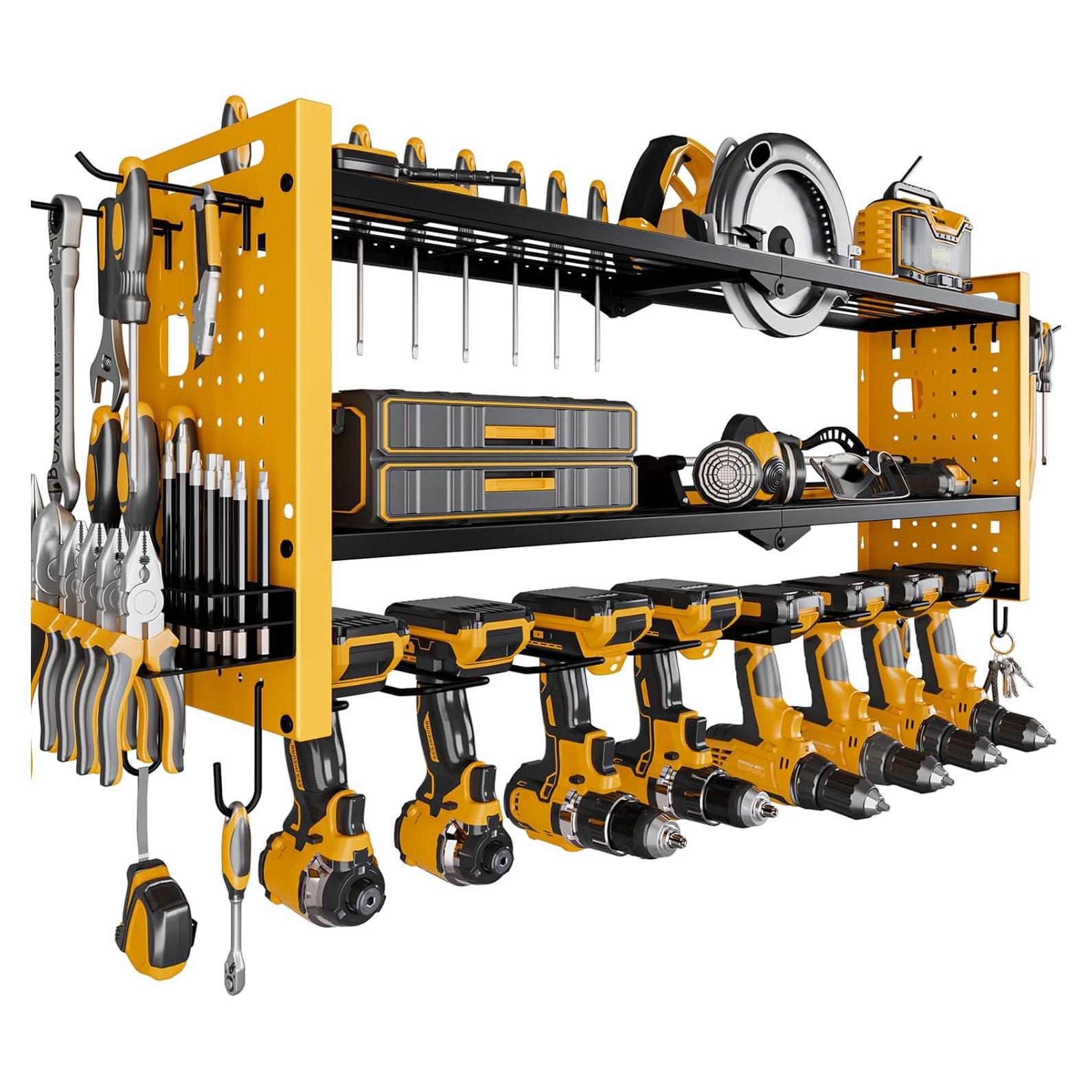 Organizador de Herramientas Montaje en Pared NattyDot Amarillo