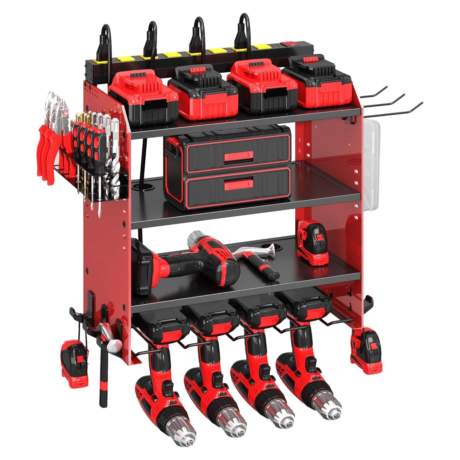 Organizador de Herramientas de Pared CFMASTER con Estación de Carga