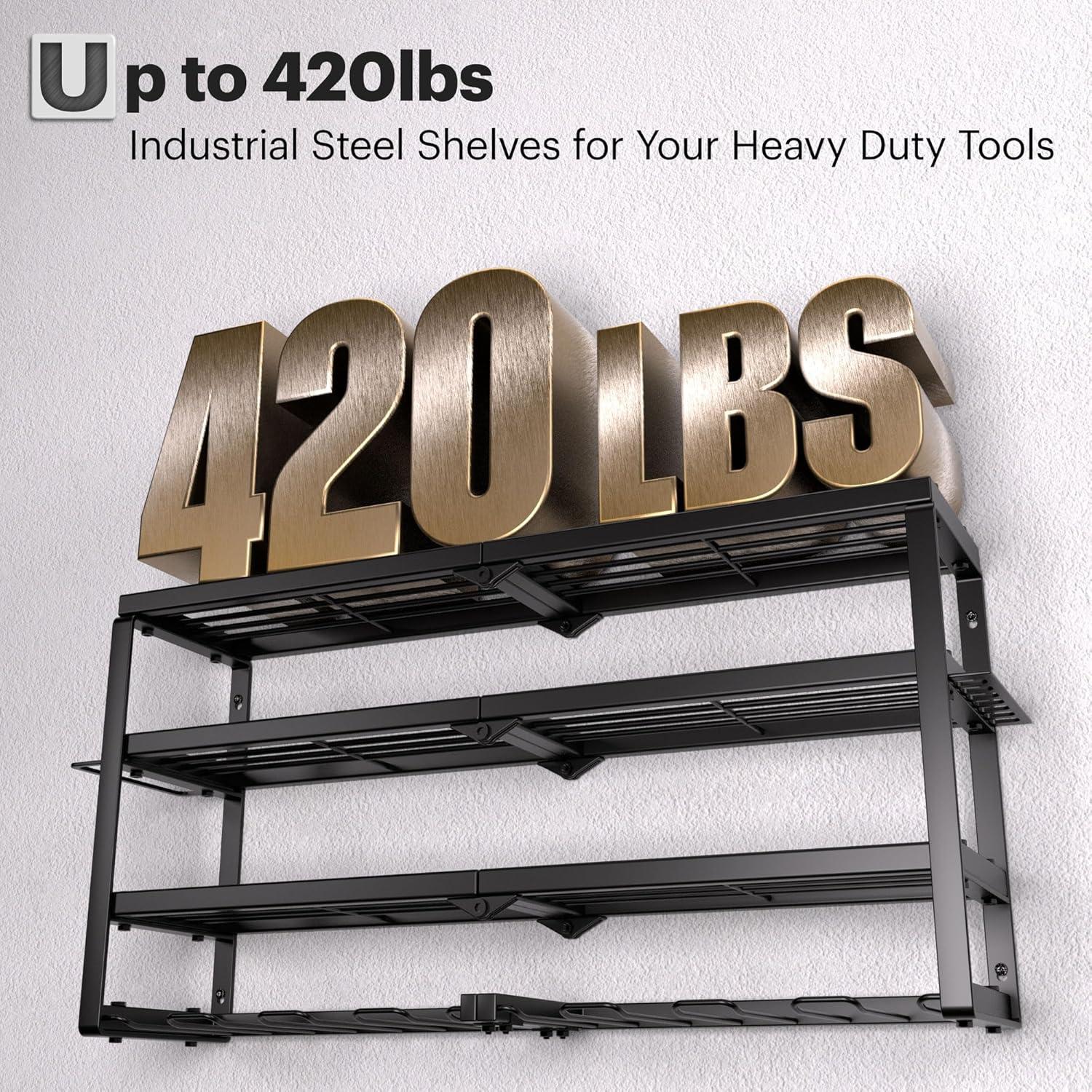 Organizador de Herramientas de Poder Spampur 4 Estantes 190kg