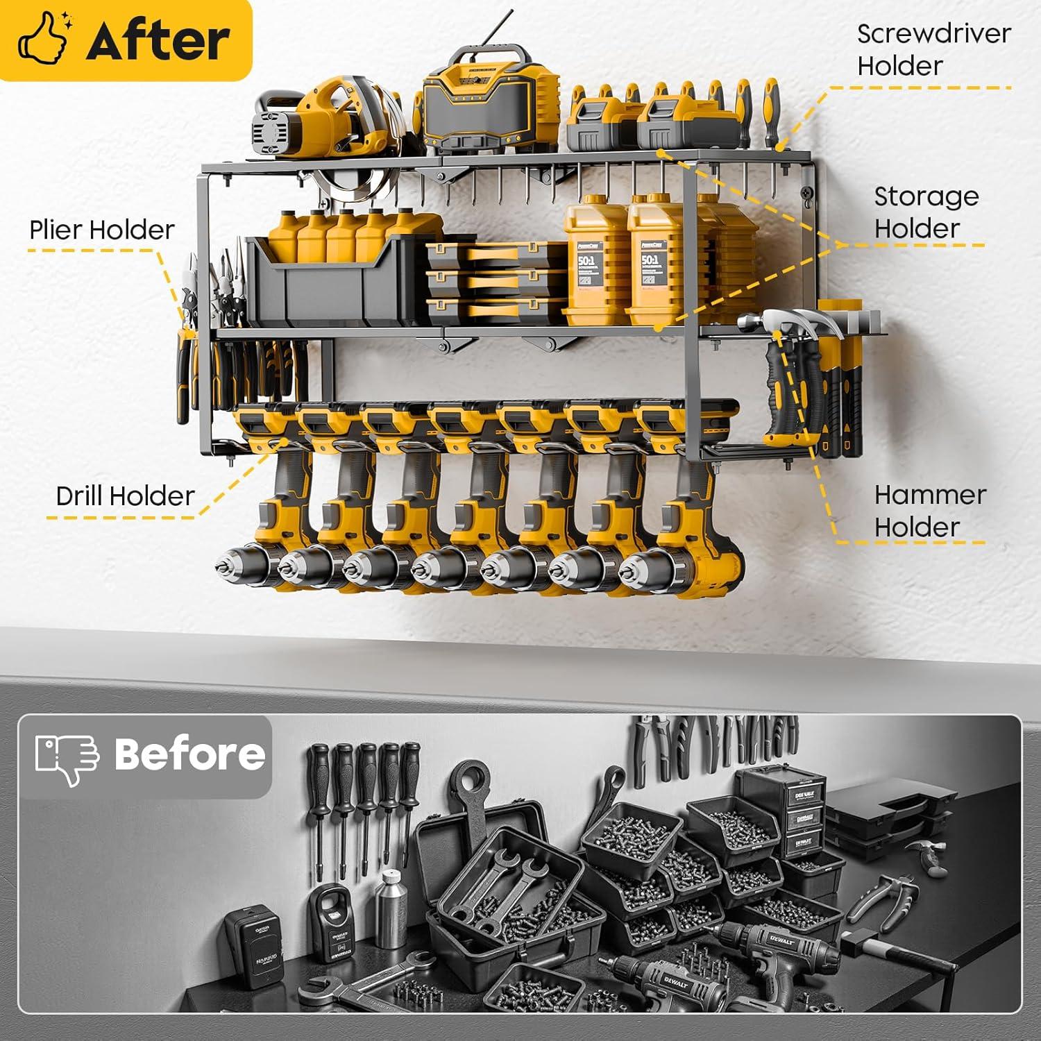 Organizador de Herramientas de Pared CAYRCOII 3 Capas 68kg