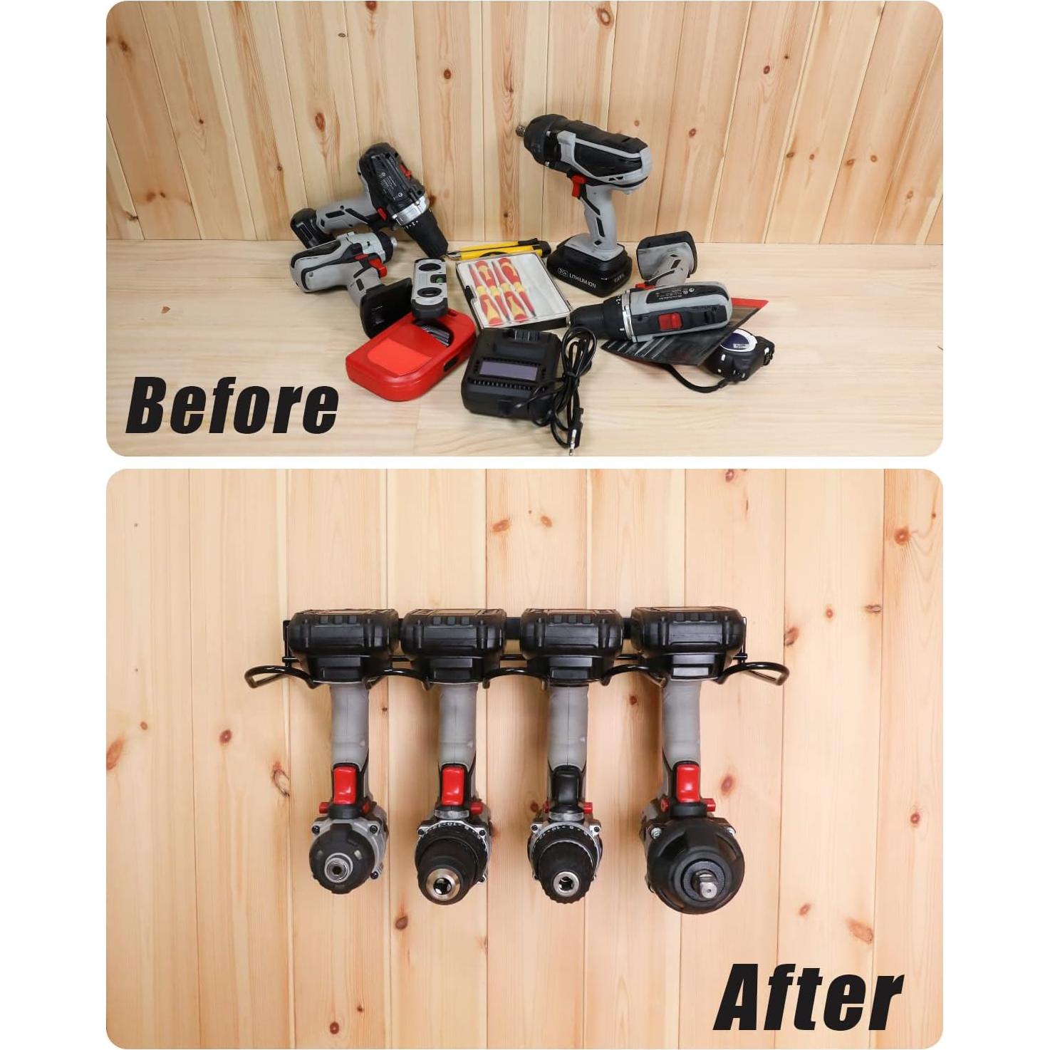 Organizador de Herramientas Eléctricas WellMall - Montaje en Pared, Alta Resistencia