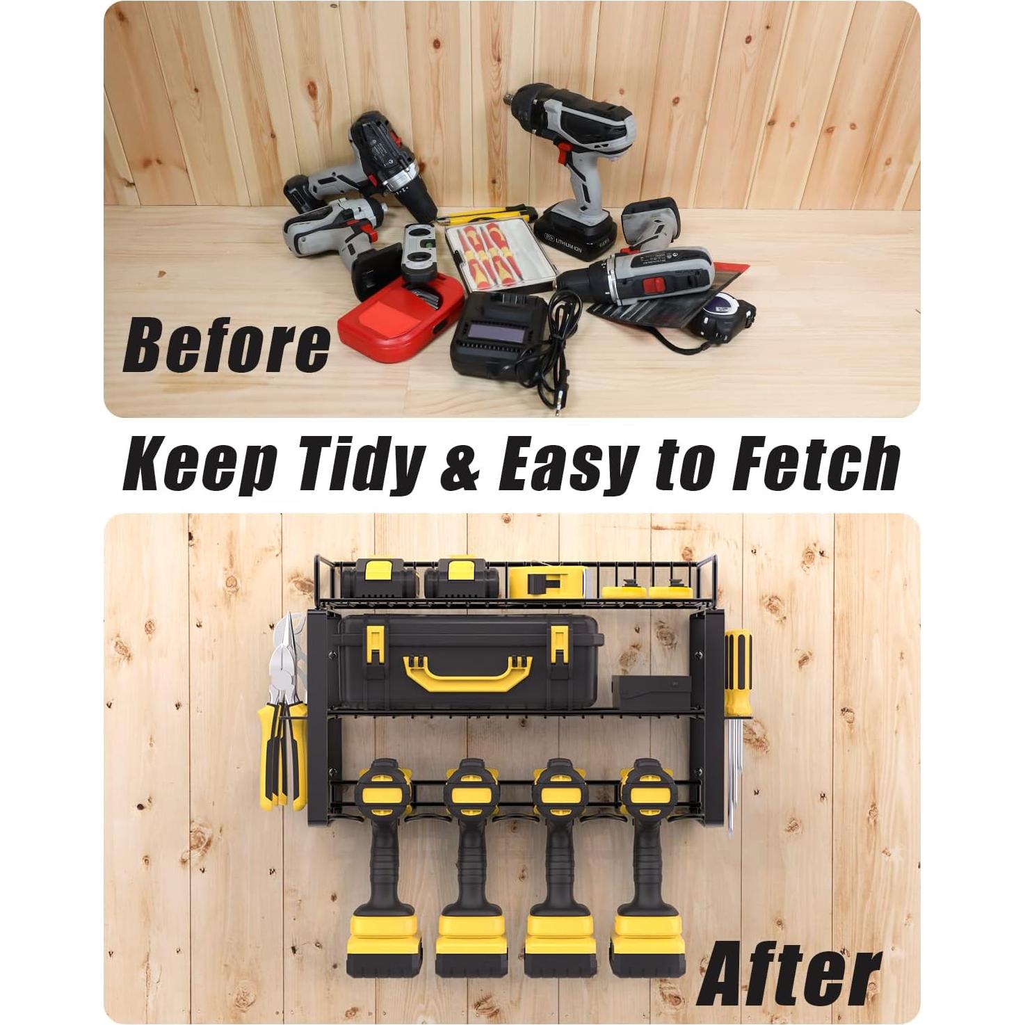 Soporte Organizador de Herramientas Eléctricas WellMall 3 Capas