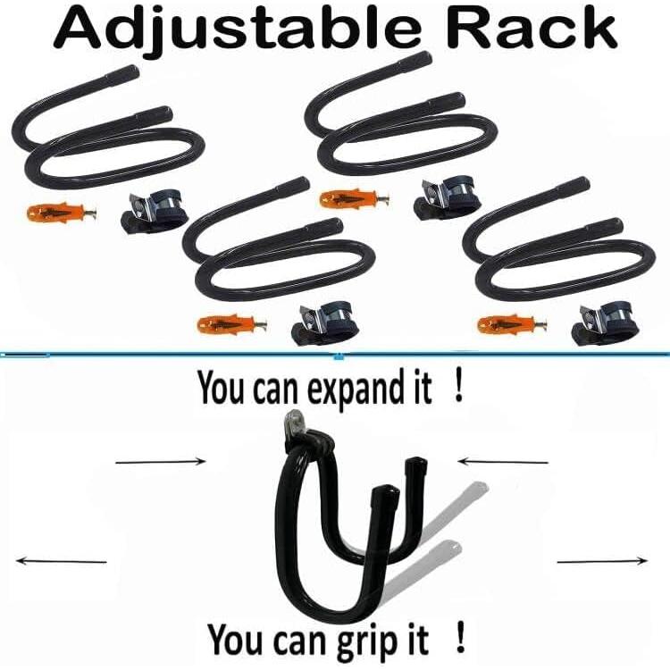 Organizador de Herramientas Eléctricas AUXPhome - Estante Pared 4 Ganchos