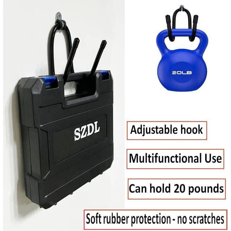 Organizador de Herramientas Eléctricas AUXPhome - Estante Pared 4 Ganchos