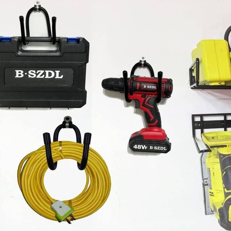 Organizador de Herramientas Eléctricas AUXPhome - Estante Pared 4 Ganchos