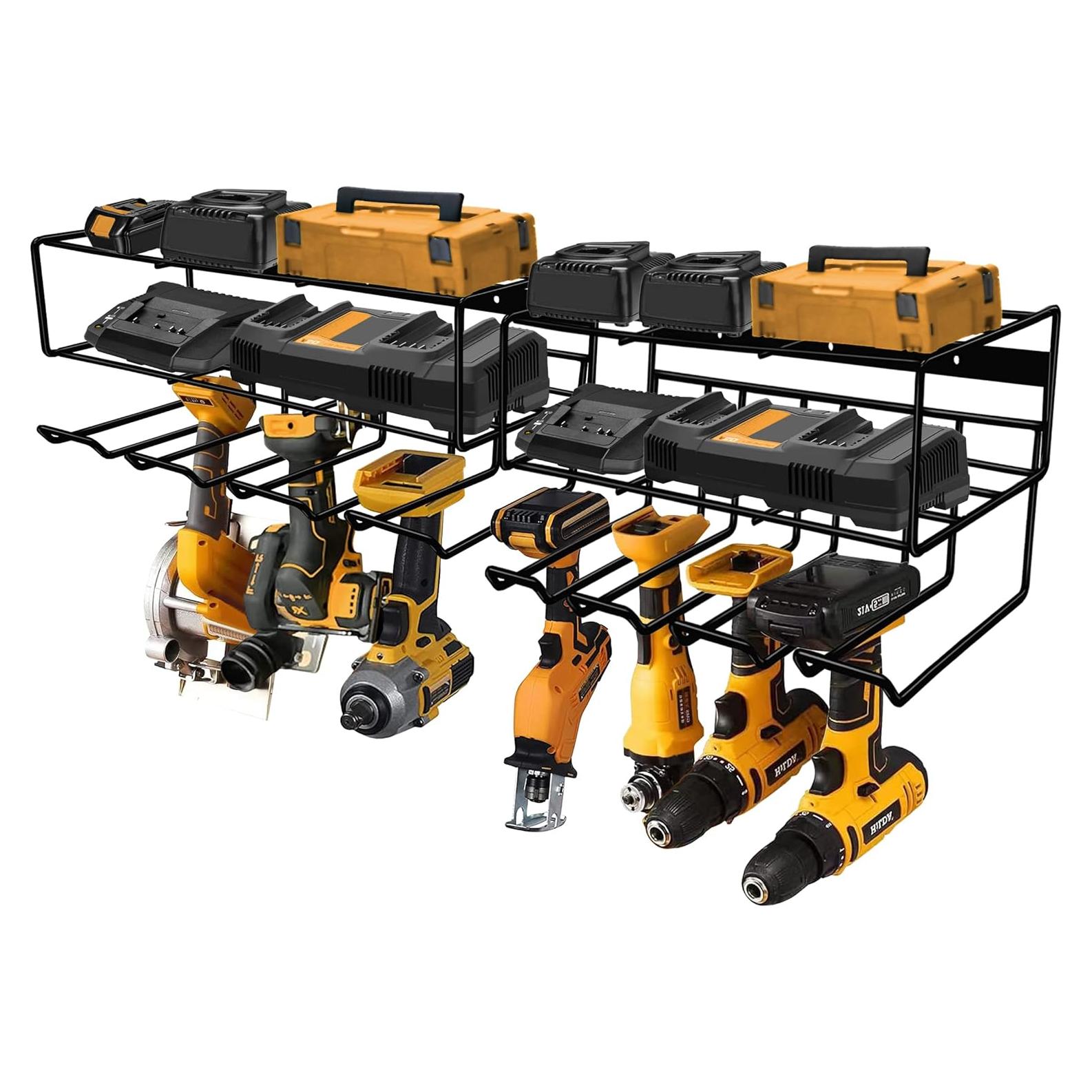 Organizador de herramientas eléctricas LULARINE 4 estantes 63.5 cm