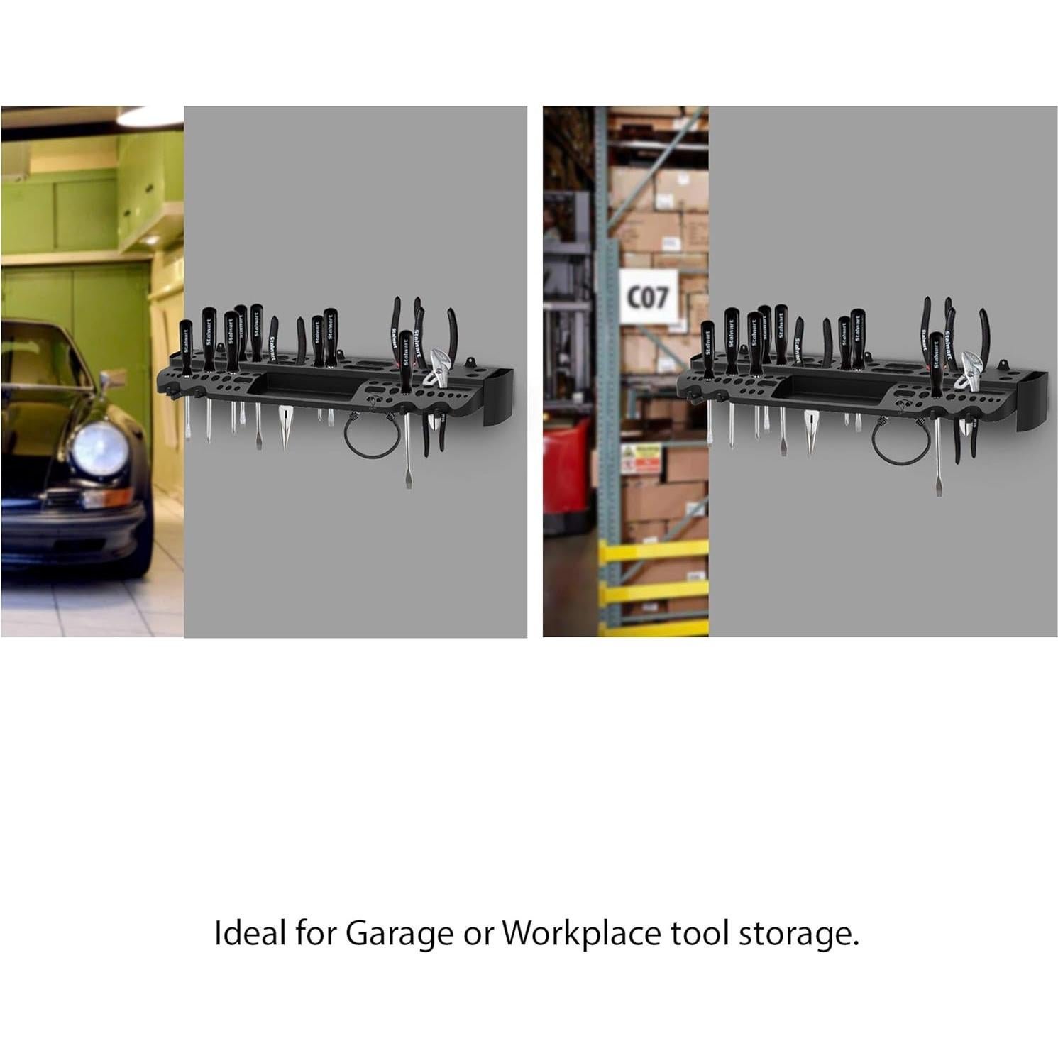 Estante de Almacenamiento de Herramientas Stalwart 61 Ranuras