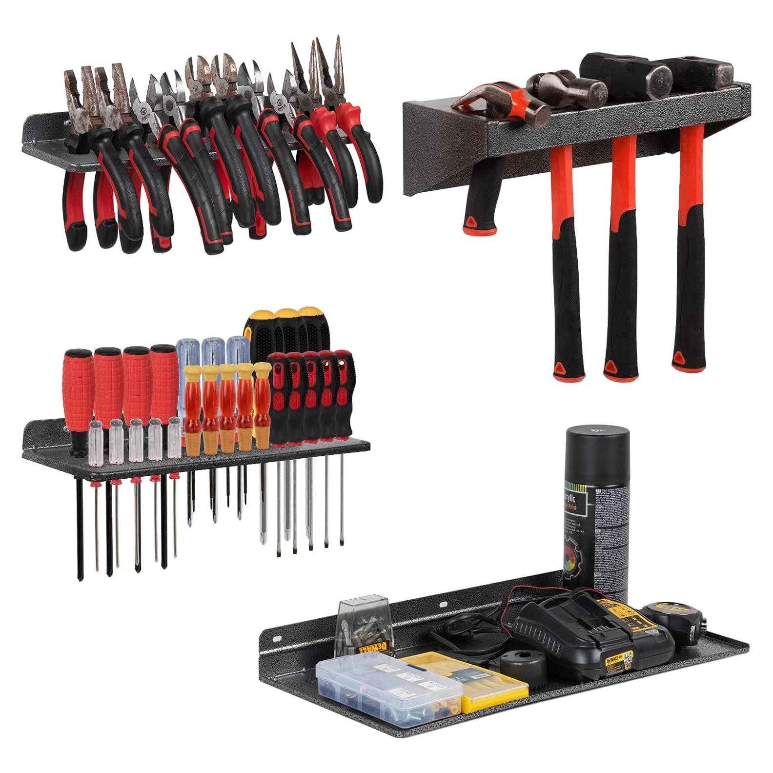 Organizador de Herramientas de Metal AHOWPD - 4 Estantes Montados