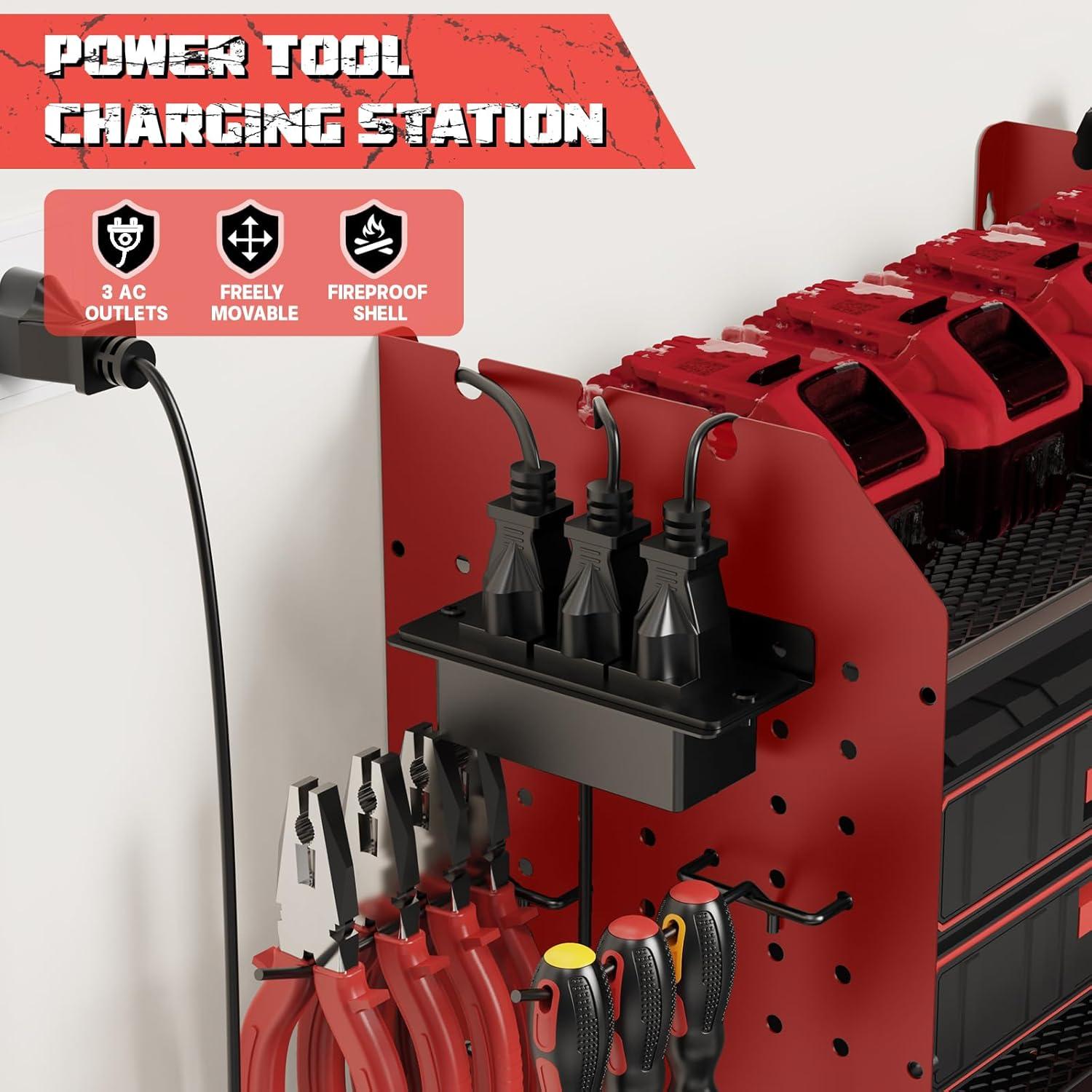 Organizador de Herramientas Geawokyie con Estación de Carga 115.57 cm