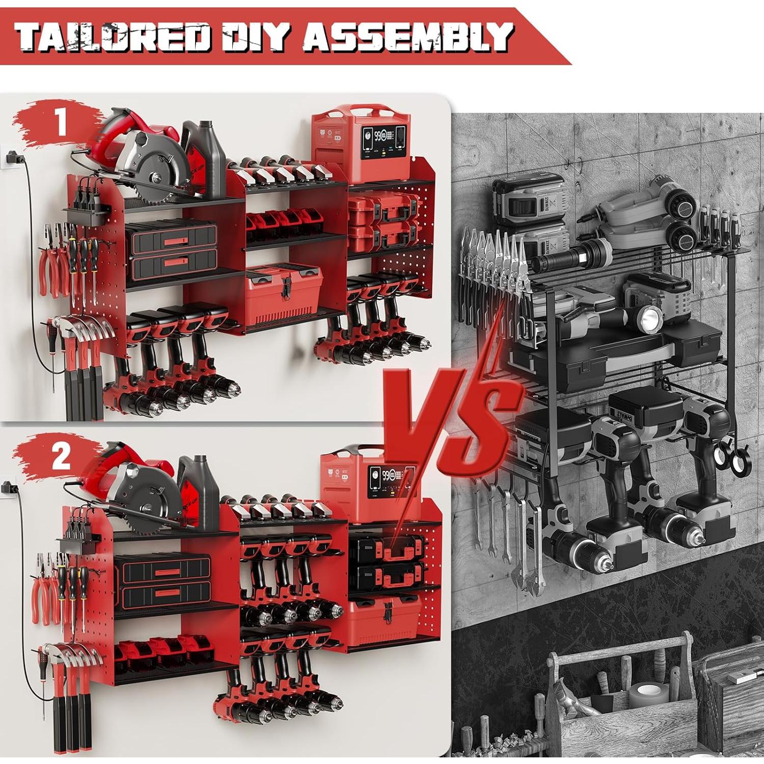 Organizador de Herramientas Geawokyie con Estación de Carga 115.57 cm