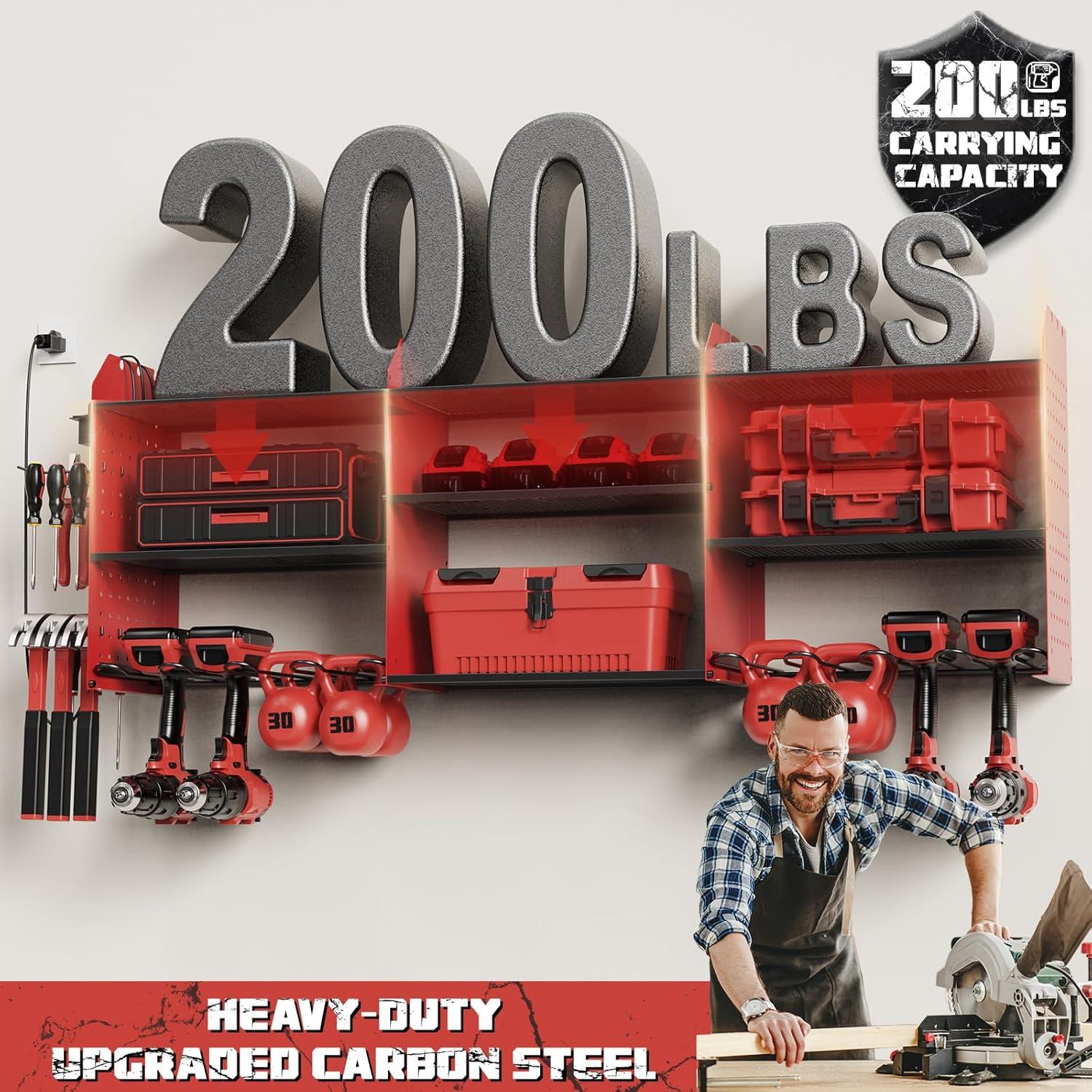 Organizador de Herramientas Geawokyie con Estación de Carga 115.57 cm