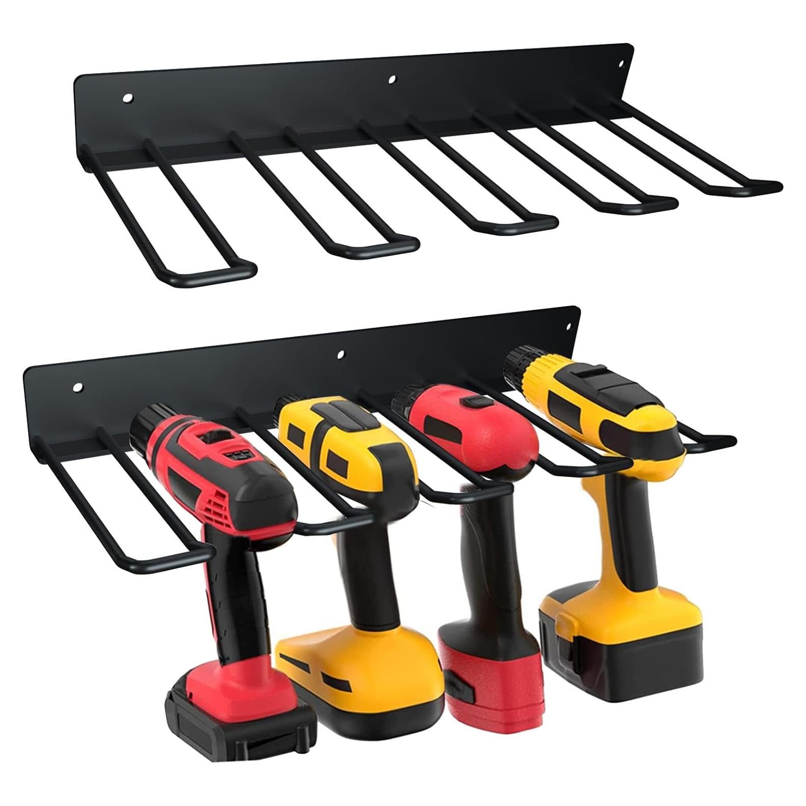 Soporte de Pared para Taladros Muasdae, 2PCS, Metal Resistente