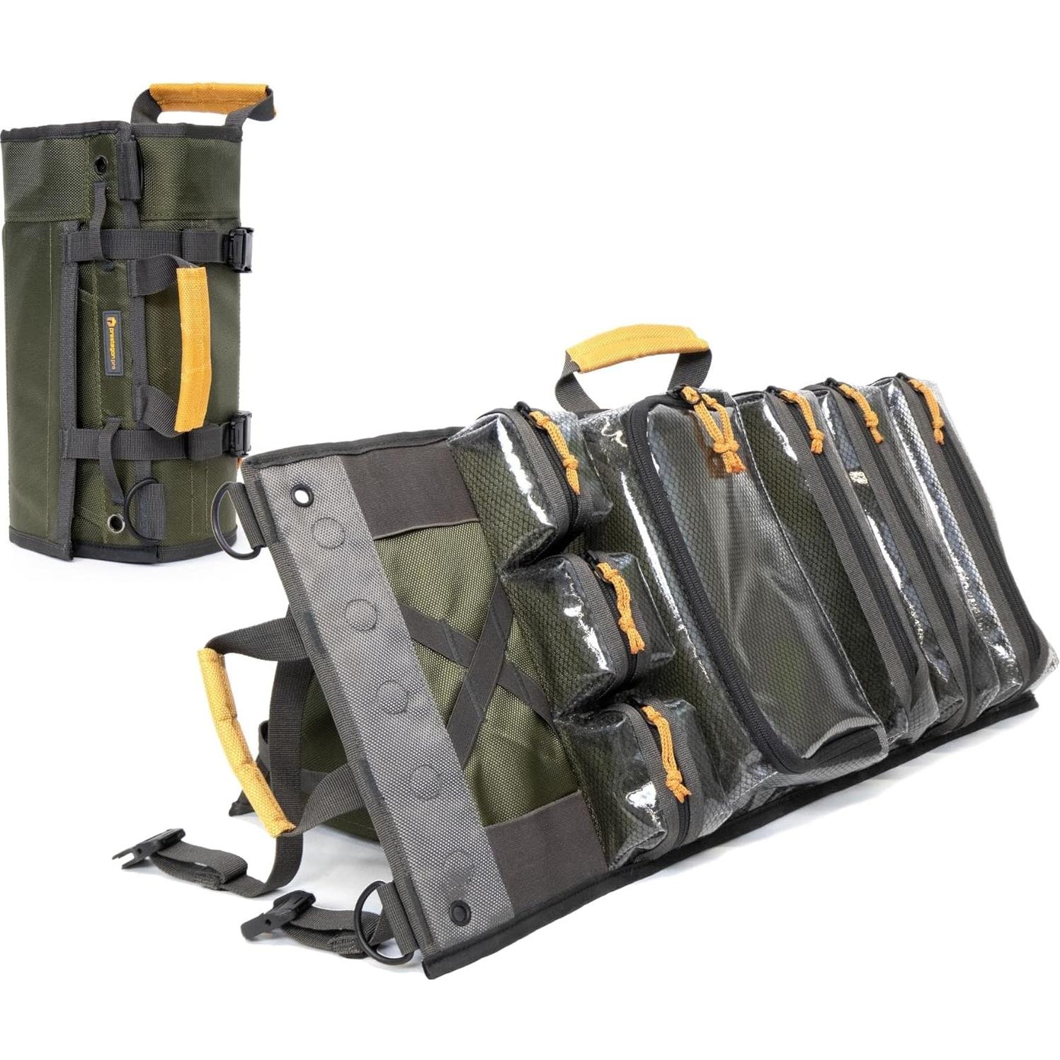 Organizador de Herramientas Plegable Prestagon 7 Bolsillos Oliva