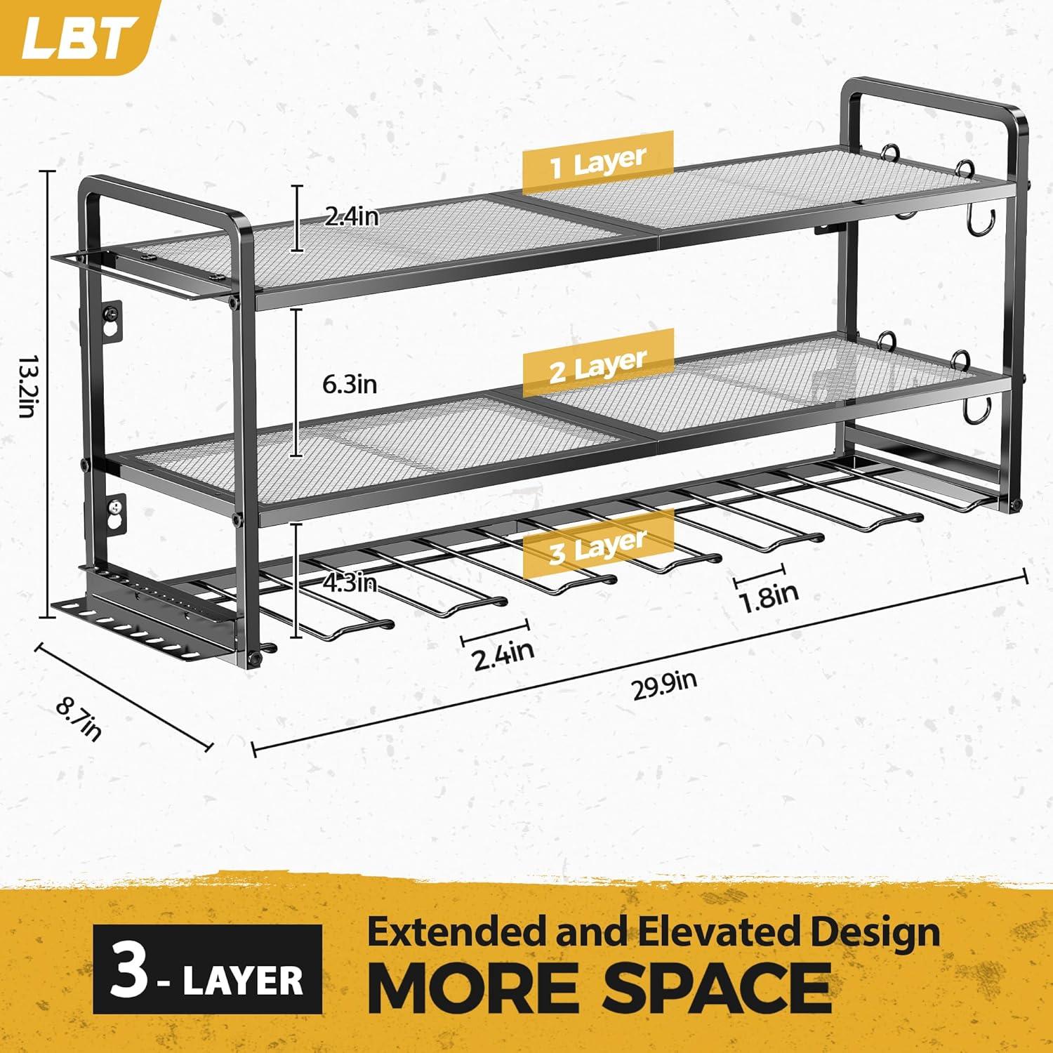 Organizador de Herramientas LBT Montaje en Pared 7 Soportes