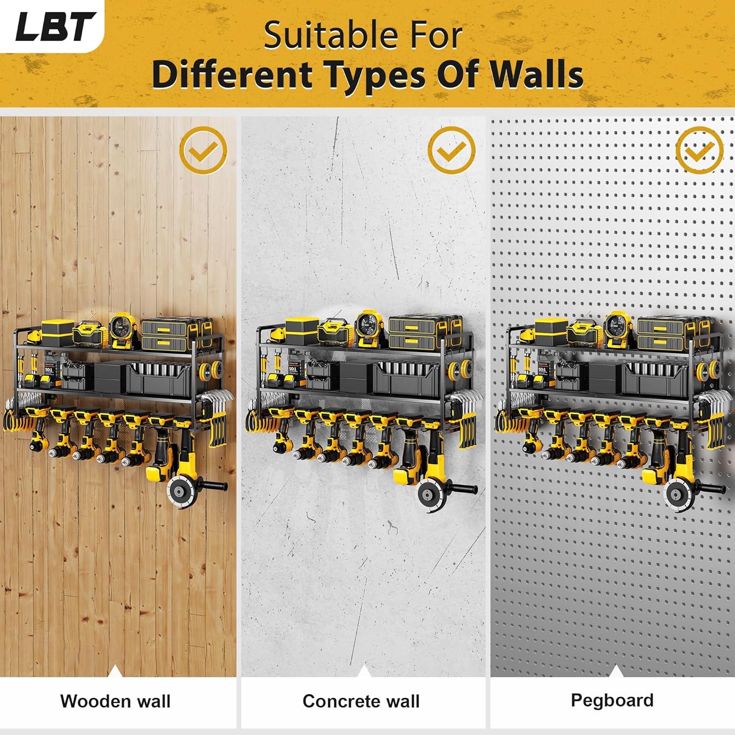 Organizador de Herramientas LBT Montaje en Pared 7 Soportes