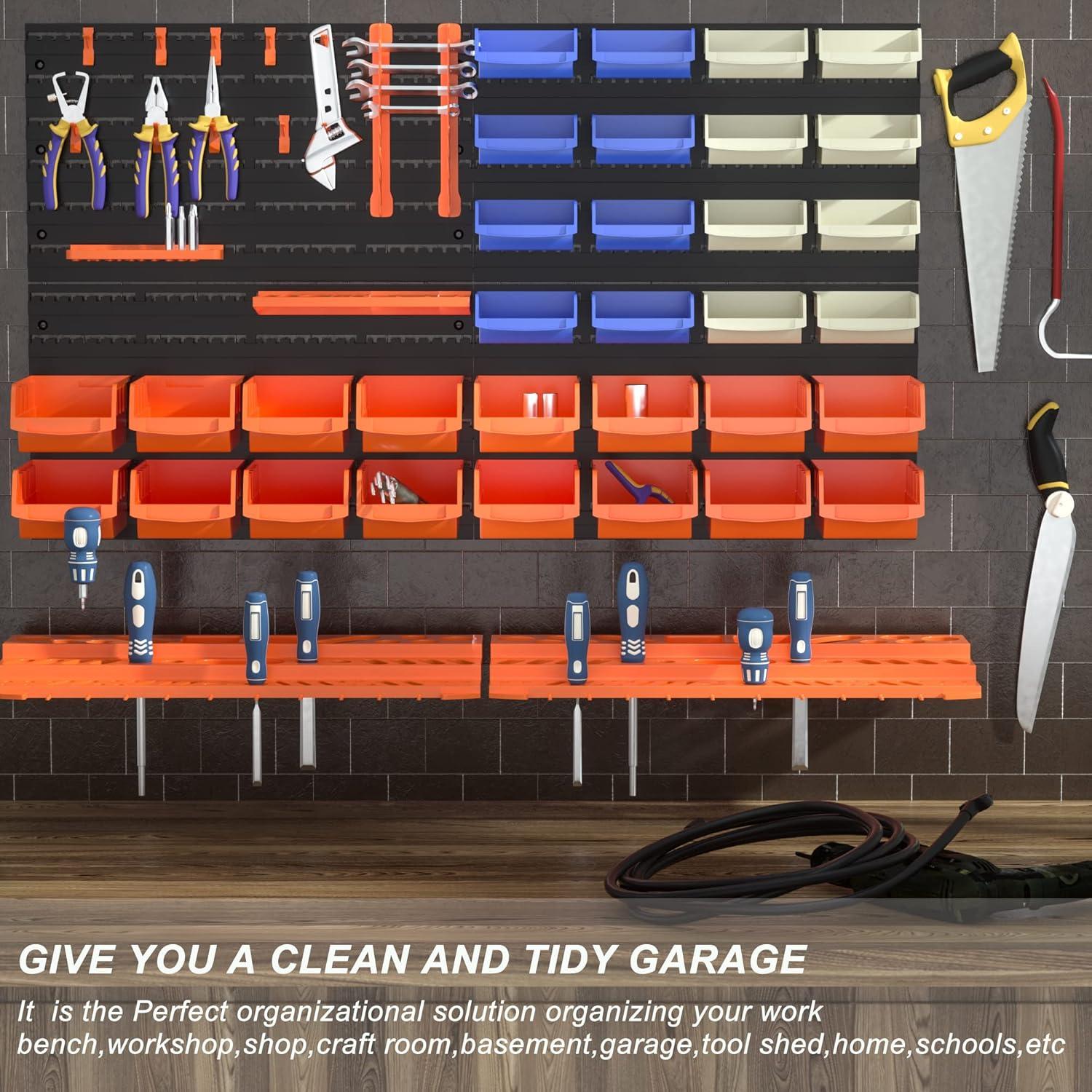 Organizador de Herramientas Montado en Pared 52PCS Reliancer