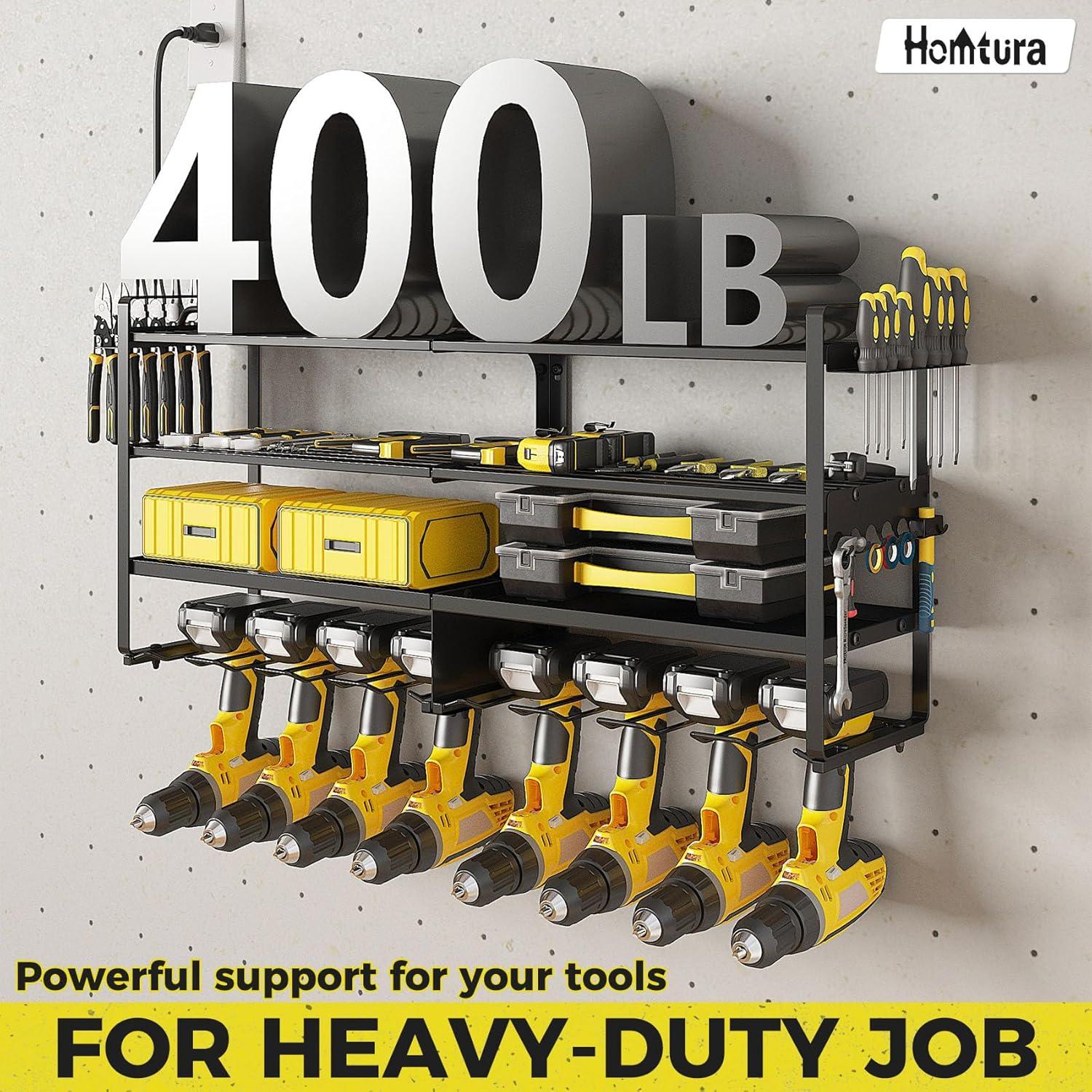 Organizador de Herramientas Eléctricas Homtura 2 Piezas con Estación de Carga