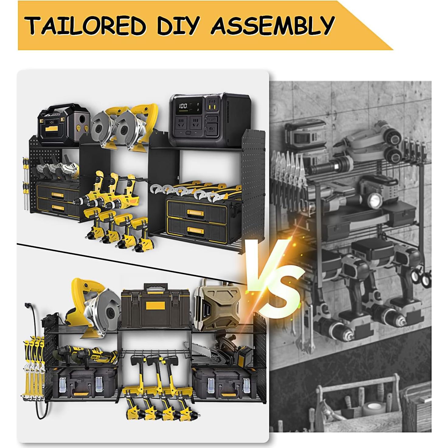 Organizador de Herramientas Miosugo 3 Niveles con Estación de Carga