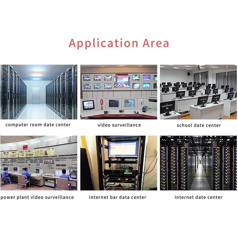 Interruptor KVM VGA eKL de 8 Puertos con 2 Salidas