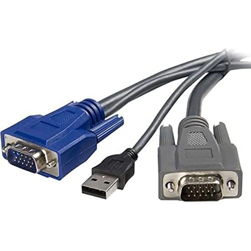 Cable KVM 2-en-1 USB VGA StarTech.com 1.83 m Ultra Delgado
