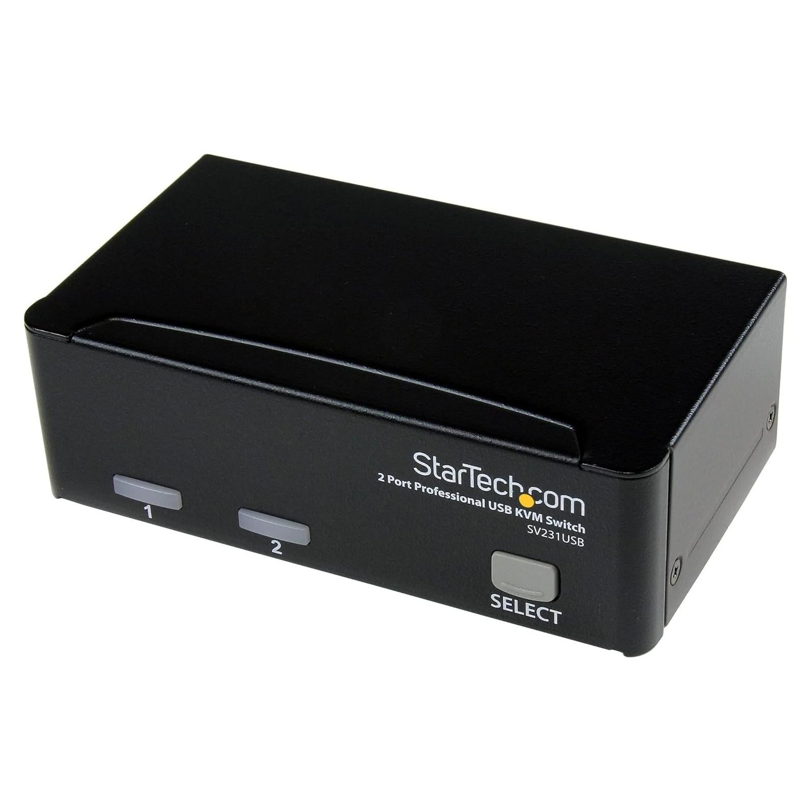 Interruptor KVM USB 2 Puertos StarTech.com SV231USB VGA 1920x1440