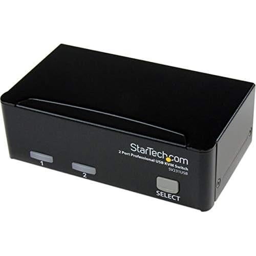 Interruptor KVM USB 2 Puertos StarTech.com SV231USB VGA 1920x1440