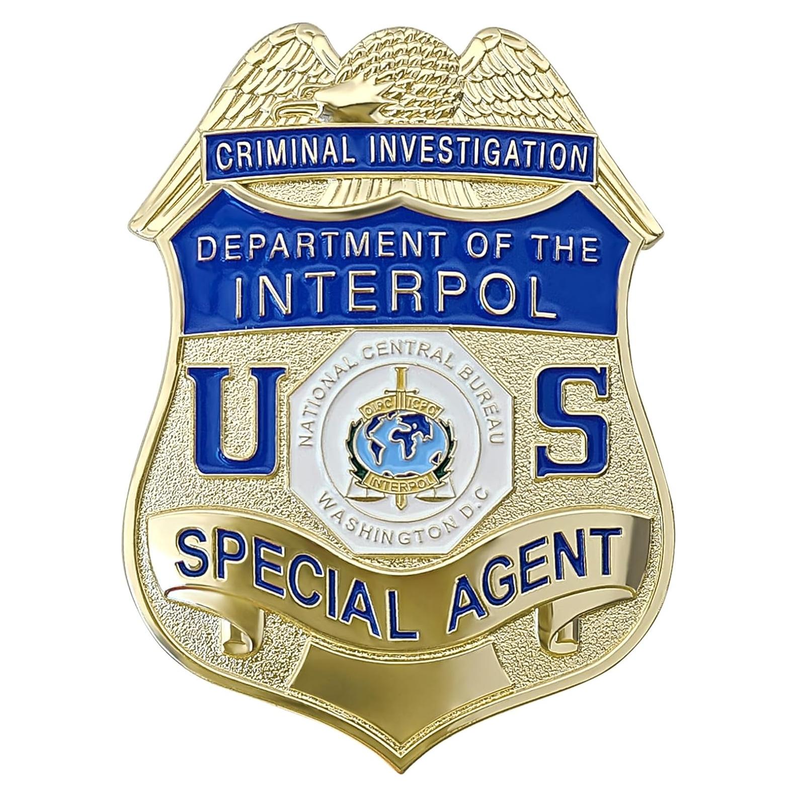 Insignia de Policía Jefuzh para Disfraces y Cosplay