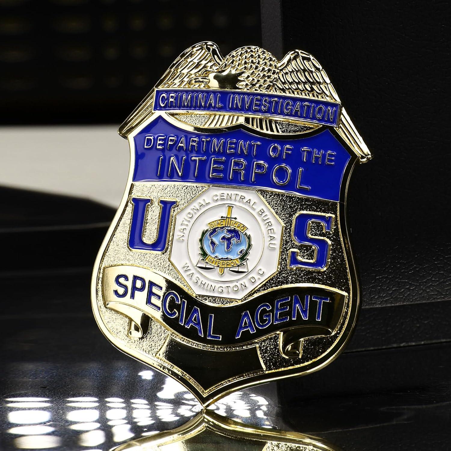 Insignia de Policía Jefuzh para Disfraces y Cosplay