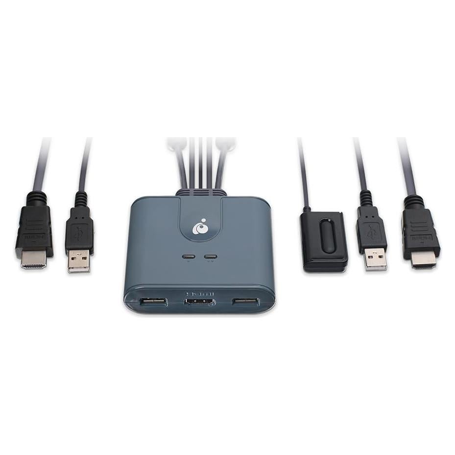 Interruptor KVM HDMI IOGEAR GCS32HU 2 Puertos USB 1080p