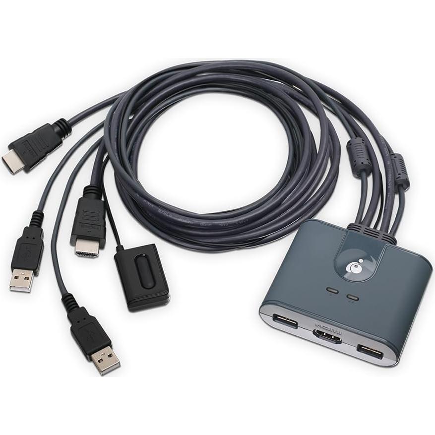 Interruptor KVM HDMI IOGEAR GCS32HU 2 Puertos USB 1080p