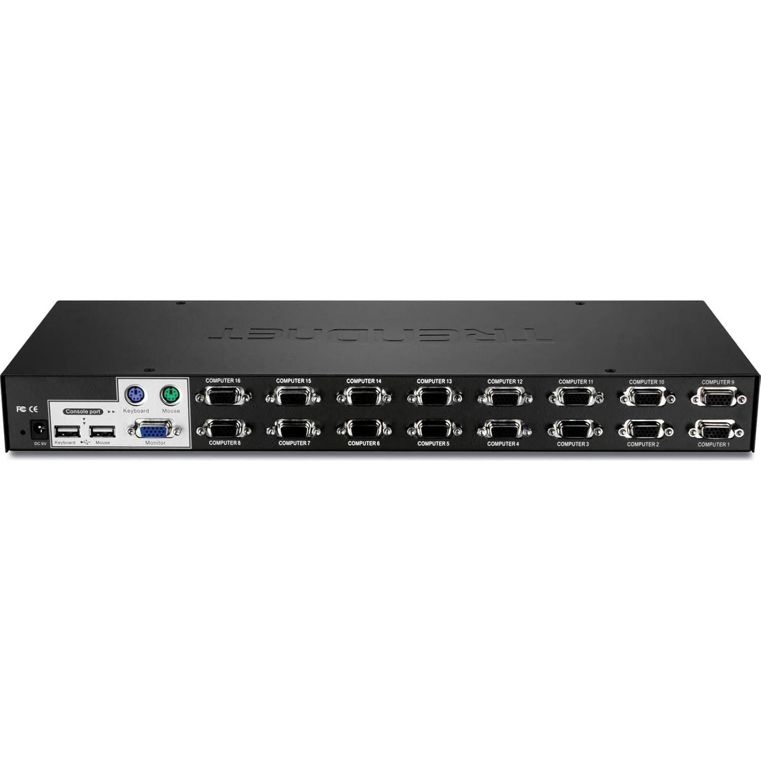Interruptor KVM TRENDnet 16 Puertos USB/PS2 Montaje Rack
