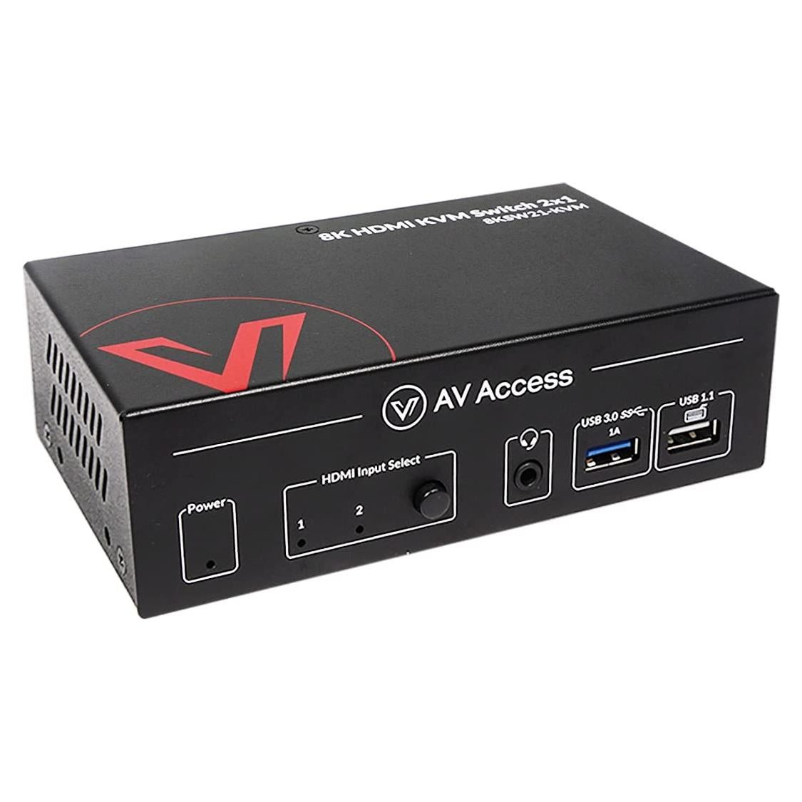 Conmutador KVM 8K AV Access 2 PCs 1 Monitor HDMI 2.1