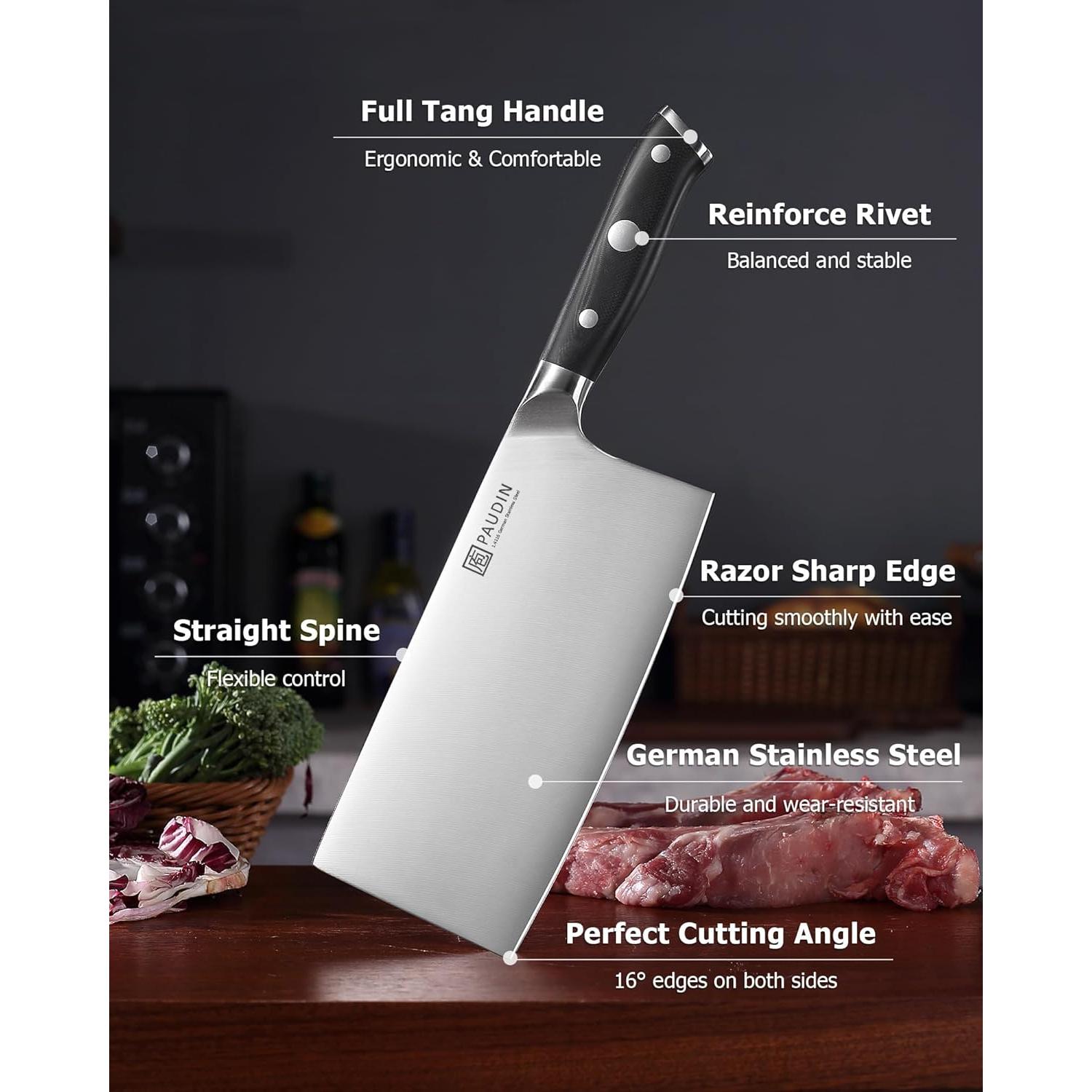 Cuchillo de Deshuese PAUDIN 30.99 cm Acero Alemán Mango G10