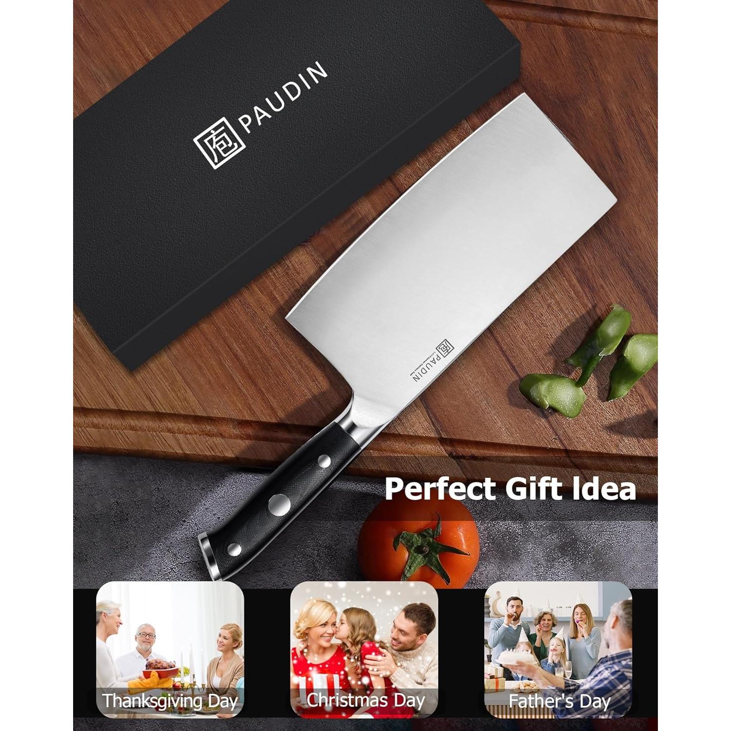 Cuchillo de Deshuese PAUDIN 30.99 cm Acero Alemán Mango G10