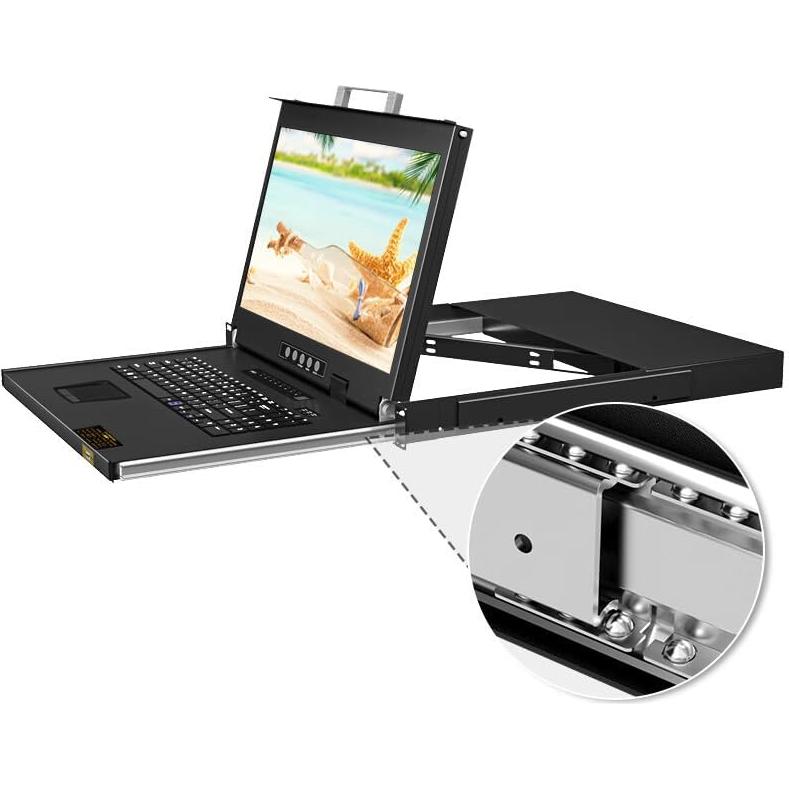 Interruptor KVM 19" Shenzhen CL-8508 18.5" LCD HDMI VGA 8 Puertos