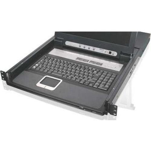 KVM IOGEAR GCL1808 8 Puertos 17" LCD VGA USB PS/2