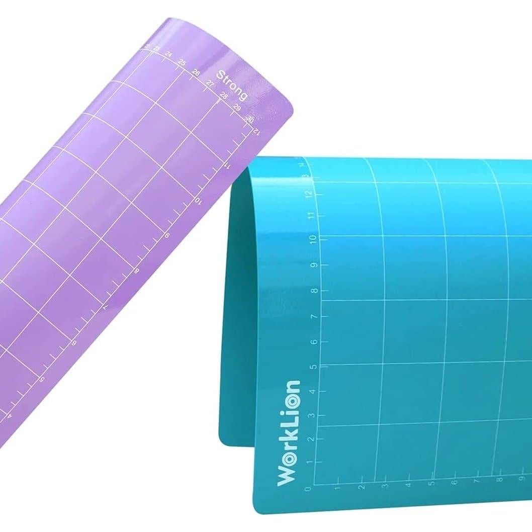 Mat de Corte WORKLION 30,5x30,5 cm para Cricut - 3 Mats Adhesivos