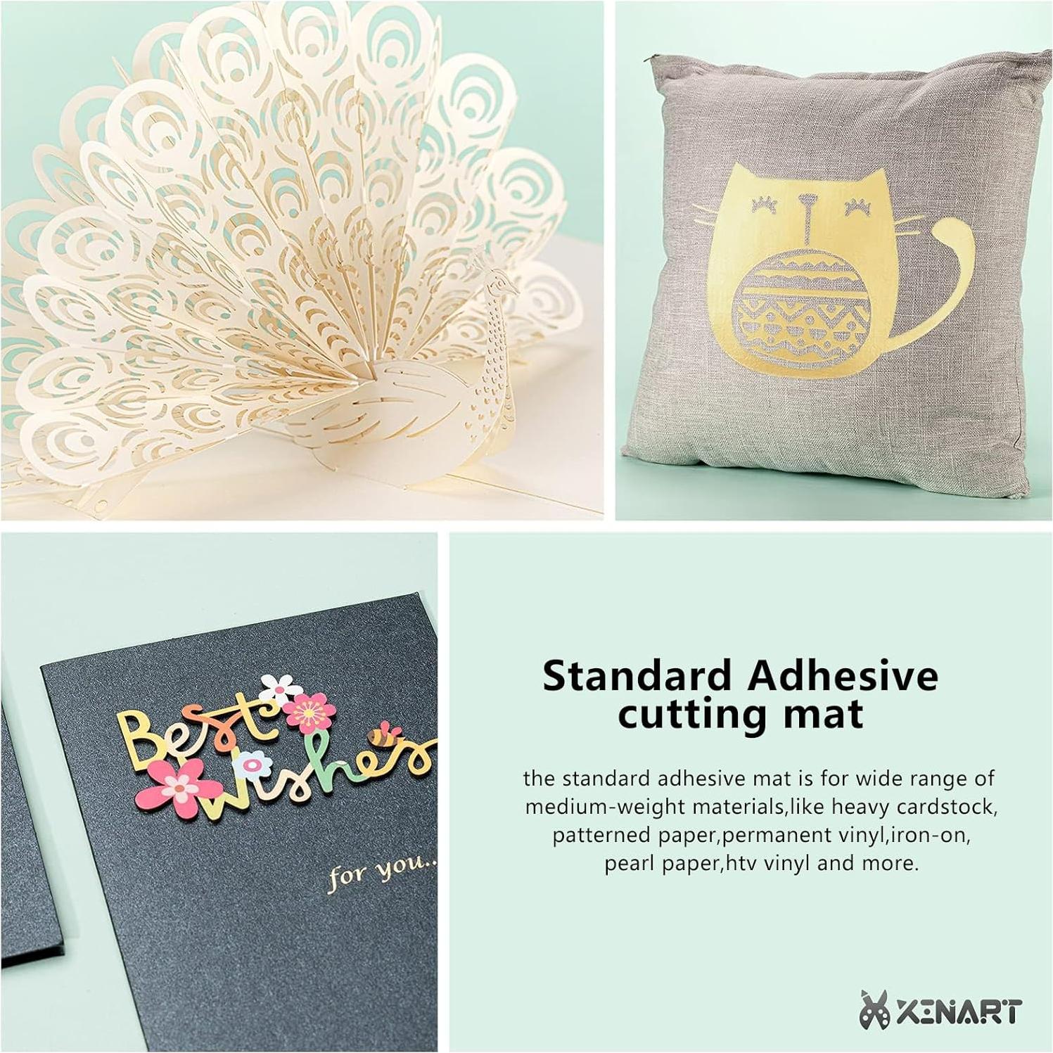 Alfombrillas de corte Xinart 12x12 cm para Cricut Maker 3 y Explore 3