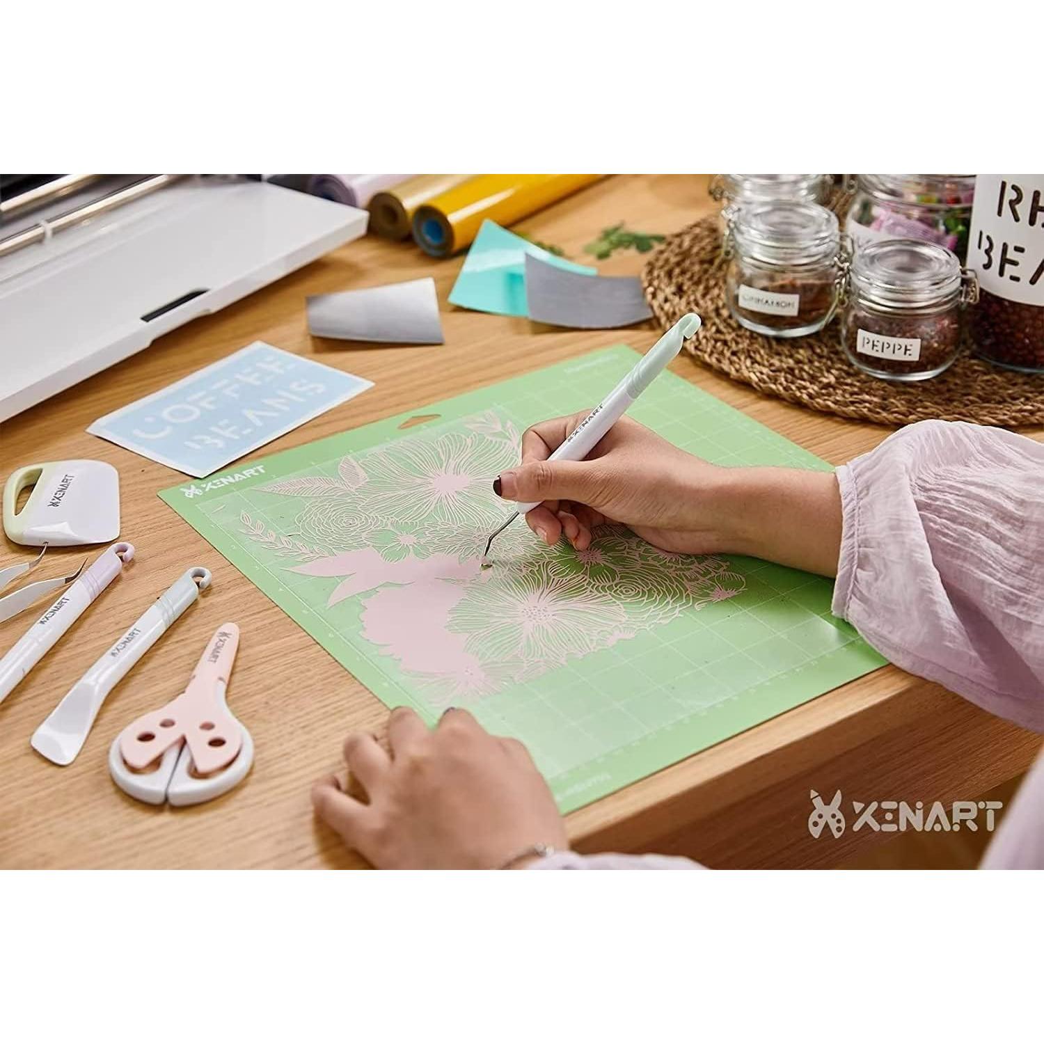 Alfombrillas de corte Xinart 12x12 cm para Cricut Maker 3 y Explore 3