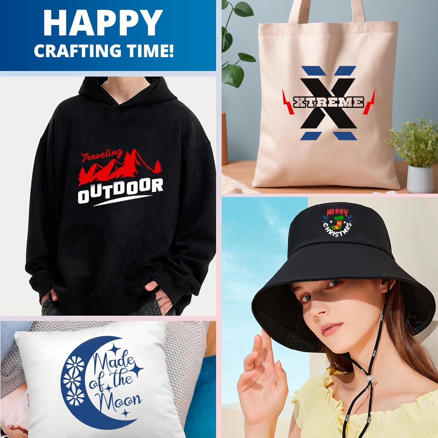 Vinilo de Transferencia de Calor HTVRONT Blanco 30.48cm x 12.19m