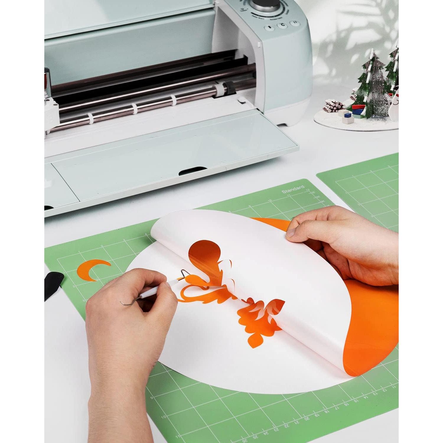 Alfombrillas de Corte Gwybkq 12x12" Verde para Cricut