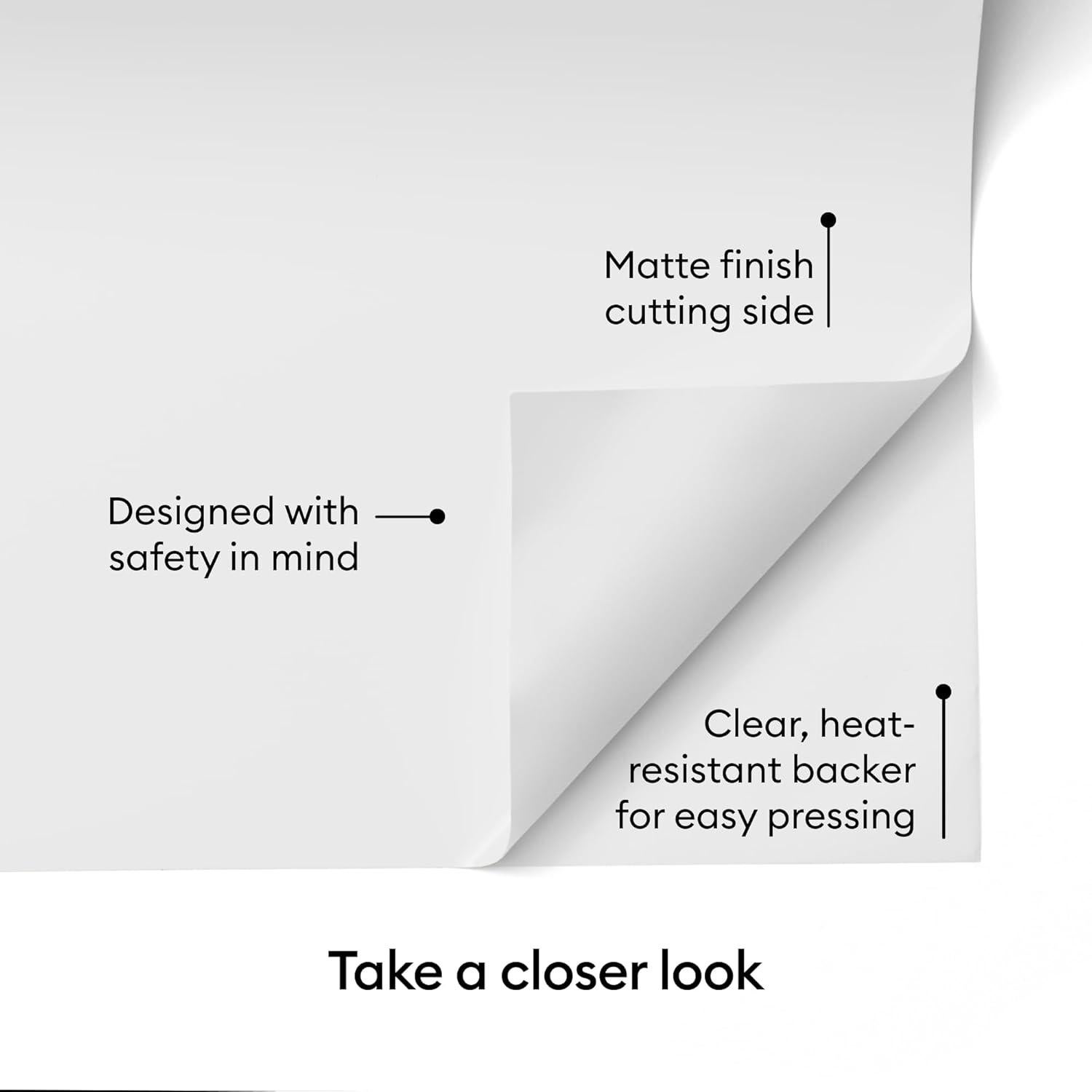 Cricut Valor Transferencia de Calor Blanco 30.5 cm x 6.1 m