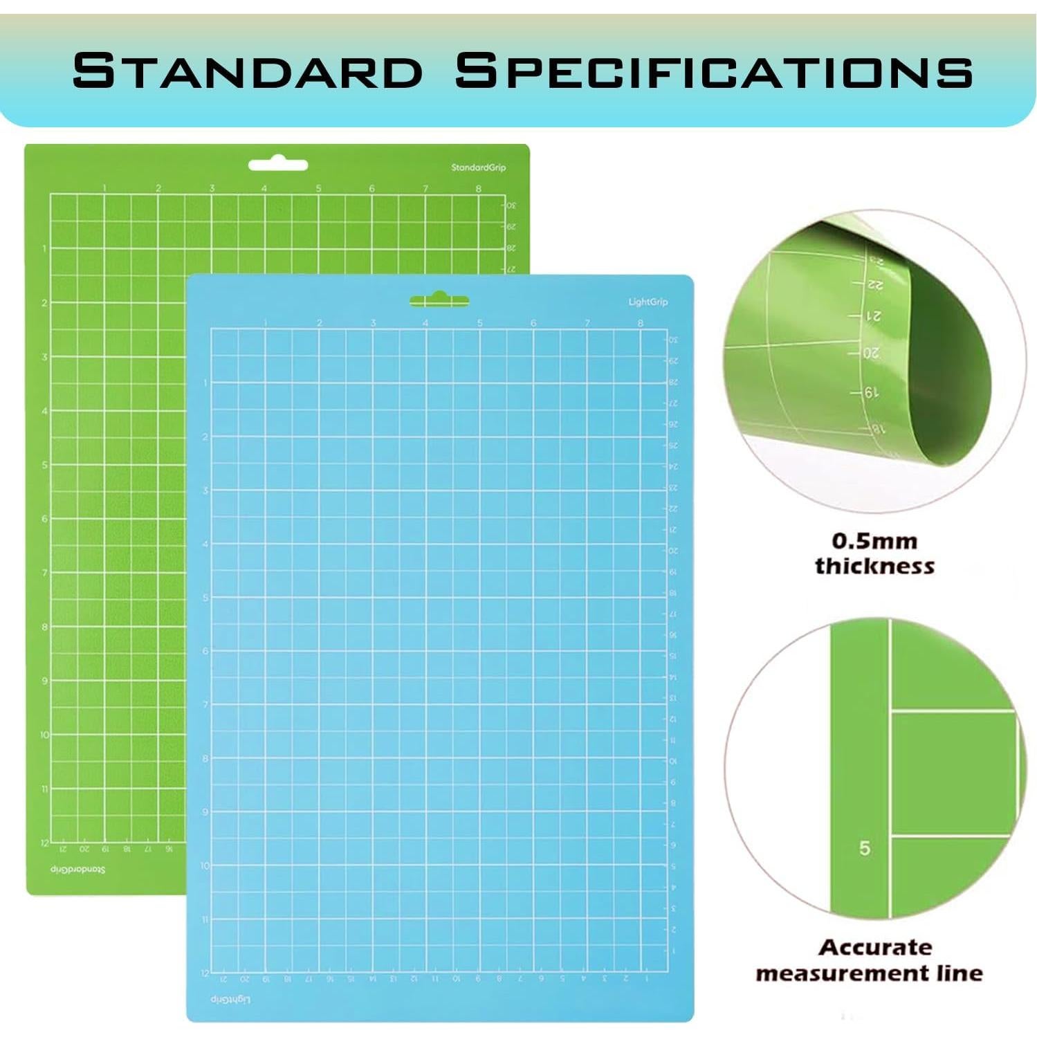 Alfombrilla de Corte LOPASA para Cricut Joy Xtra 21.6x30.5 cm