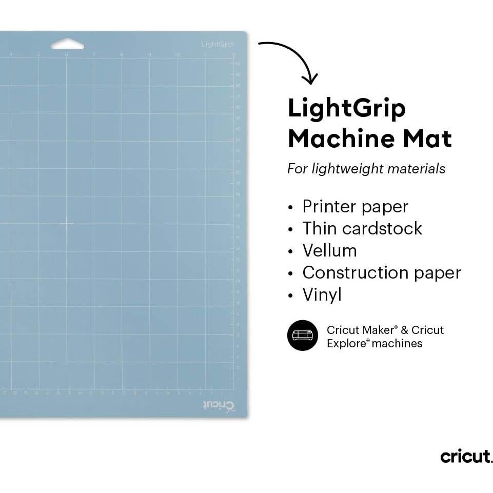 Alfombrillas de Corte Cricut LightGrip 30.5x30.5cm - 3 Piezas