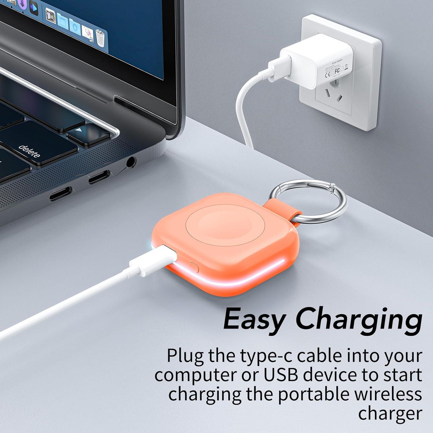 Power Bank Magnético para Apple Watch 1200mAh Carga Rápida