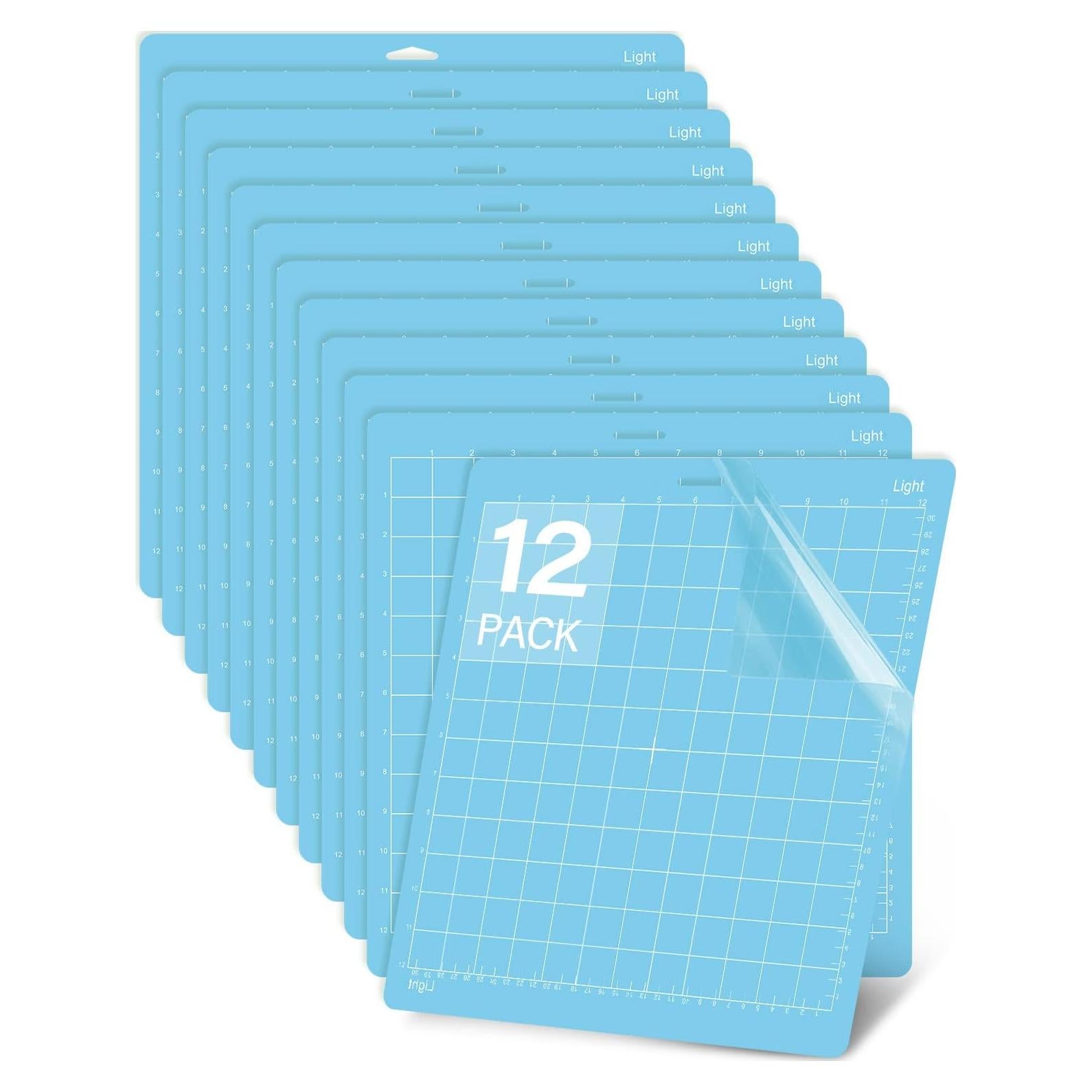 Alfombrillas de Corte Gwybkq 12x12 para Cricut - Paquete de 12