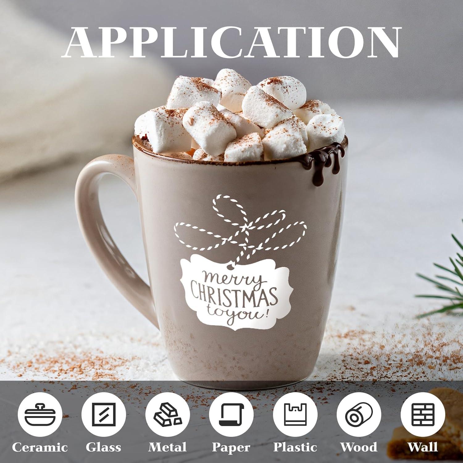 Vinilo Permanente HTVRONT 57 Hojas 30.48x30.48cm para Cricut