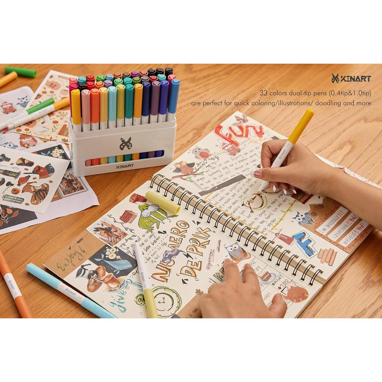 Set de 36 Bolígrafos Doble Punta Xinart para Cricut Maker