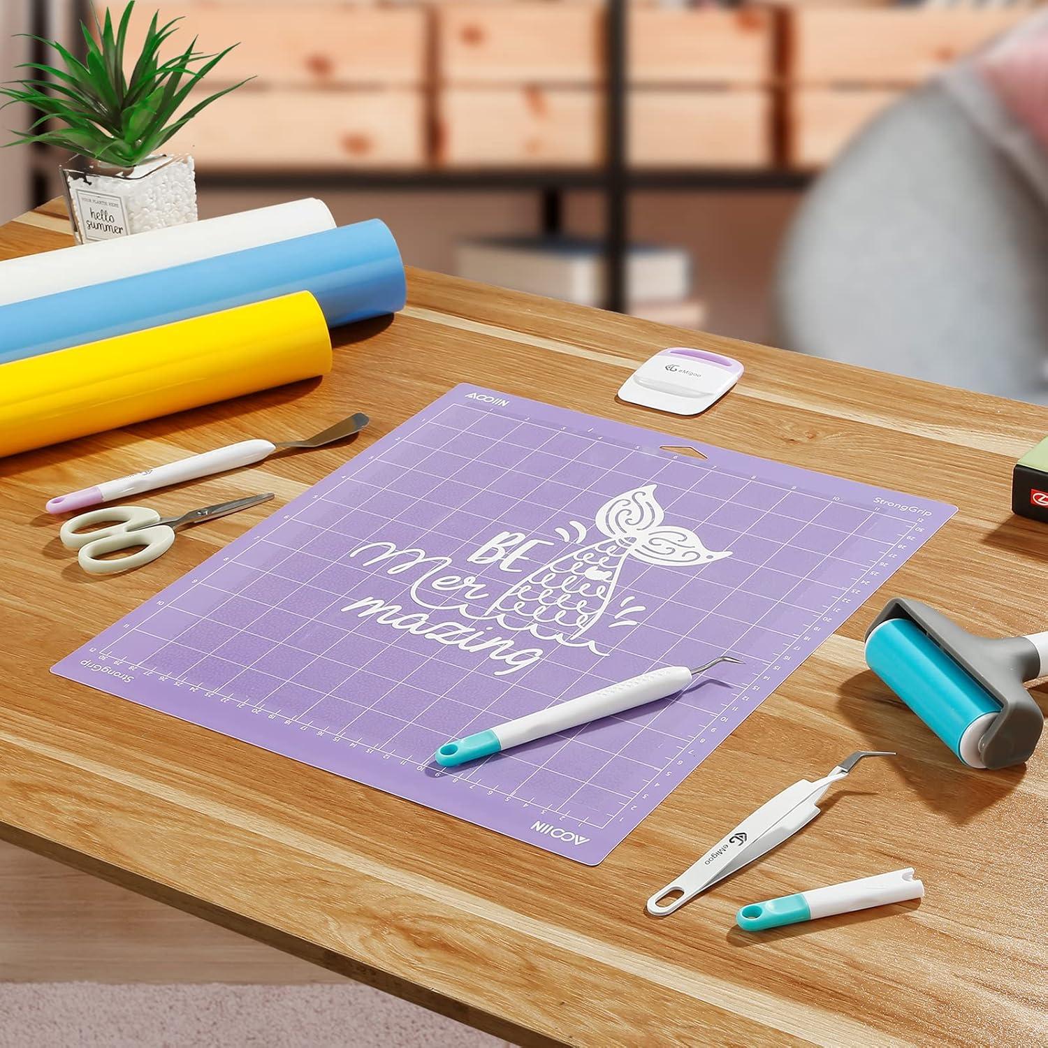 Alfombrilla de Corte AOOIIN para Cricut 30.48cm - 5 Piezas